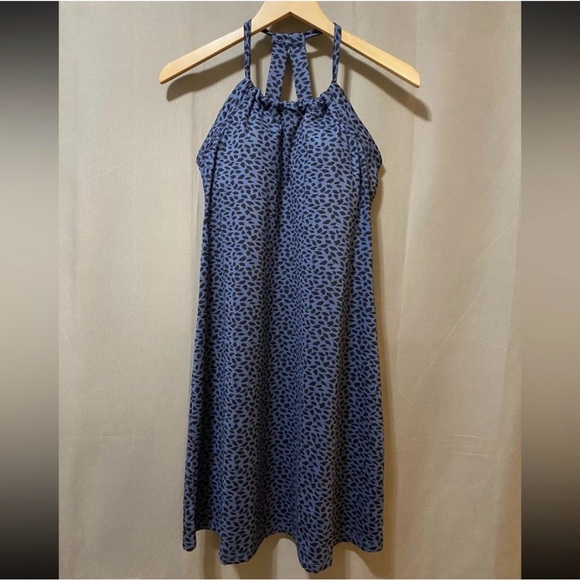 Eddie Bauer Harmony halter sundress vintage indigo NWOT Small - Picture 2 of 9